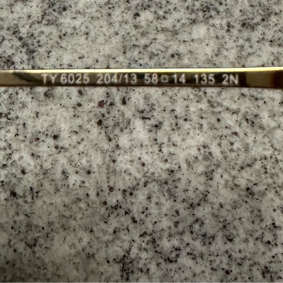 Tory Burch TY6025 204/13 Women’s Sunglasses in Orange with Gold Hardware - Picture 4 of 12